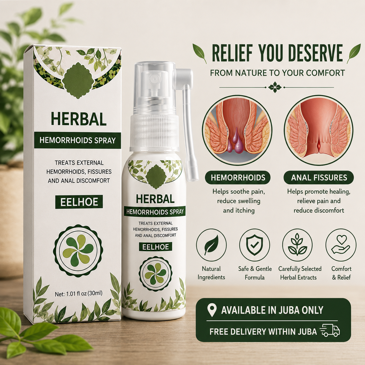 hemorrhoids spray