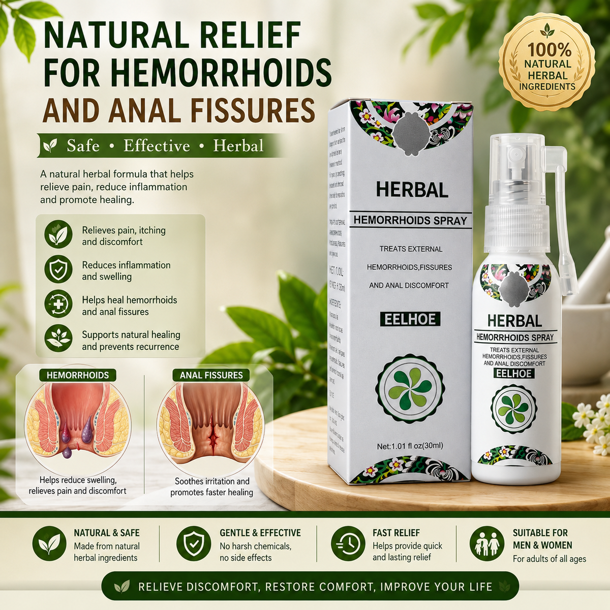 hemorrhoids spray
